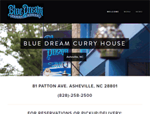 Tablet Screenshot of bluedreamcurry.com